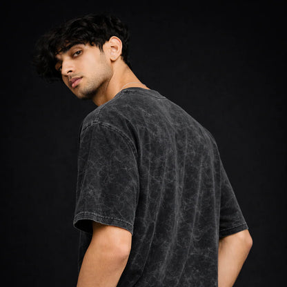 'DUSTY BLACK' UNISEX OVERSIZED TEE