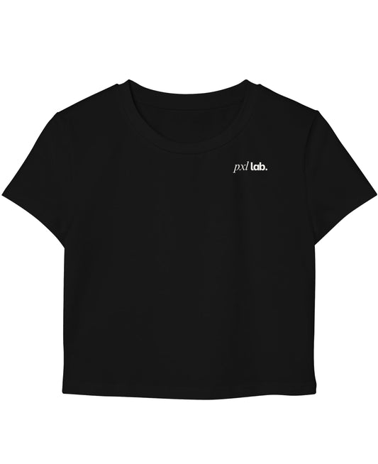 Black Baby Tee Front Design