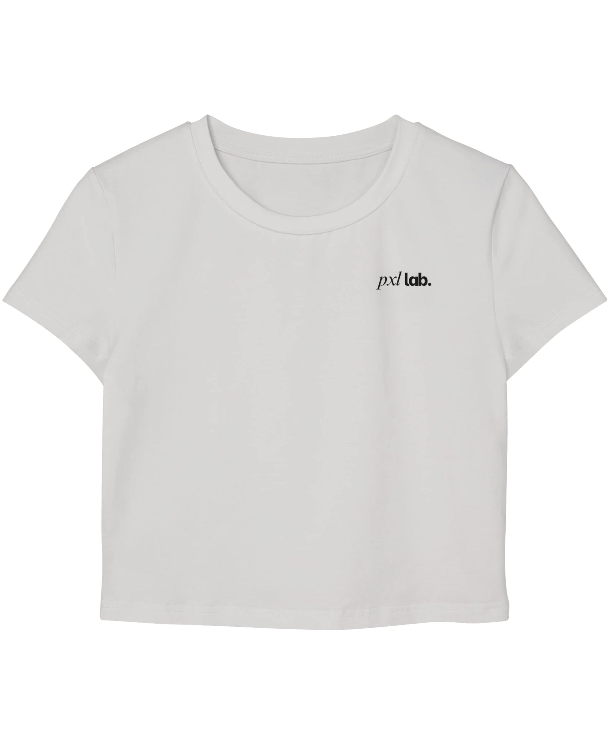 White Baby Tee Front Design