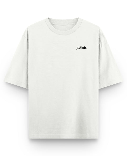 Off White Oversized T-shirt Front Design