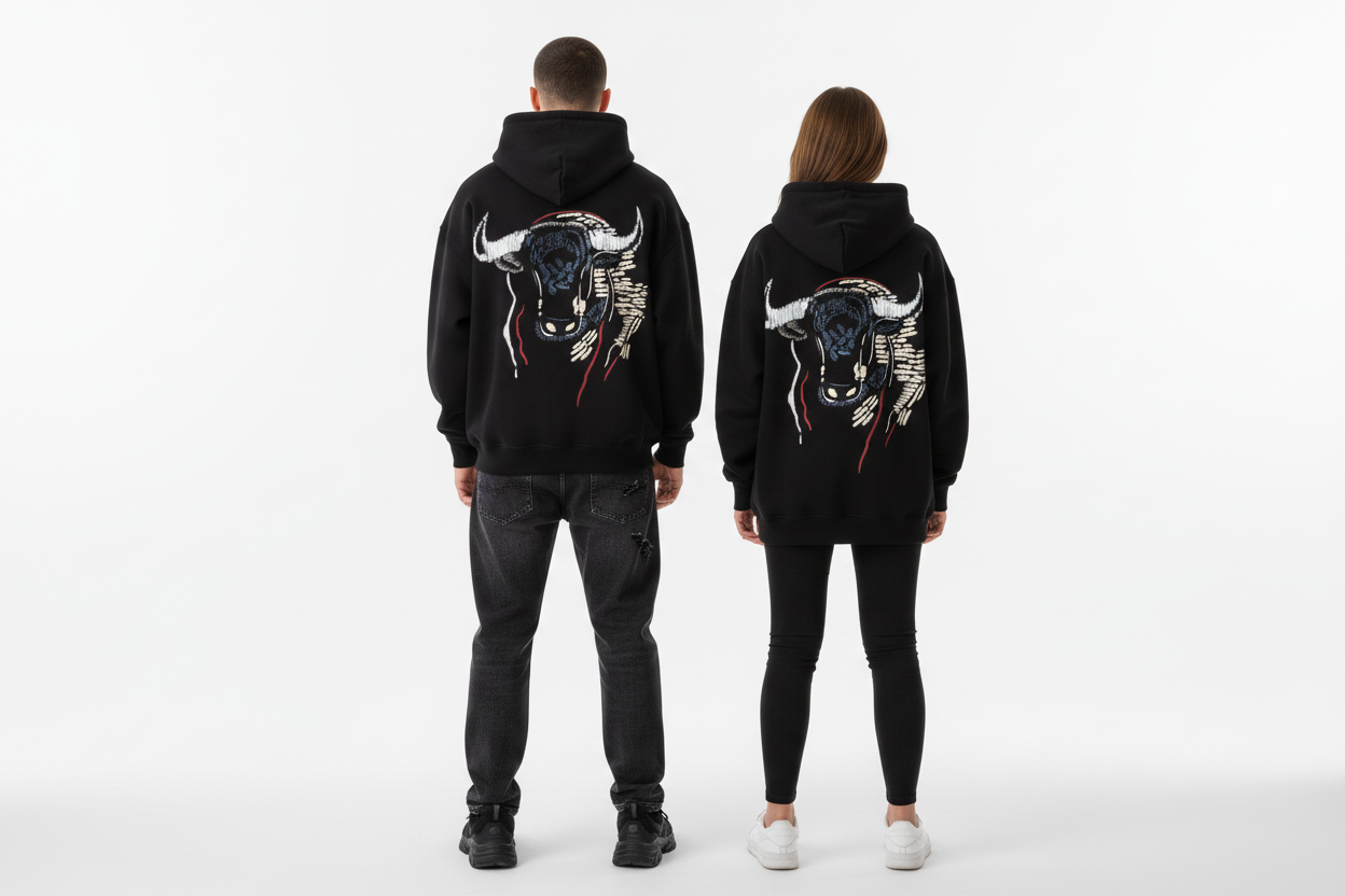 "THE BULL" OVERSIZED HOODIE
