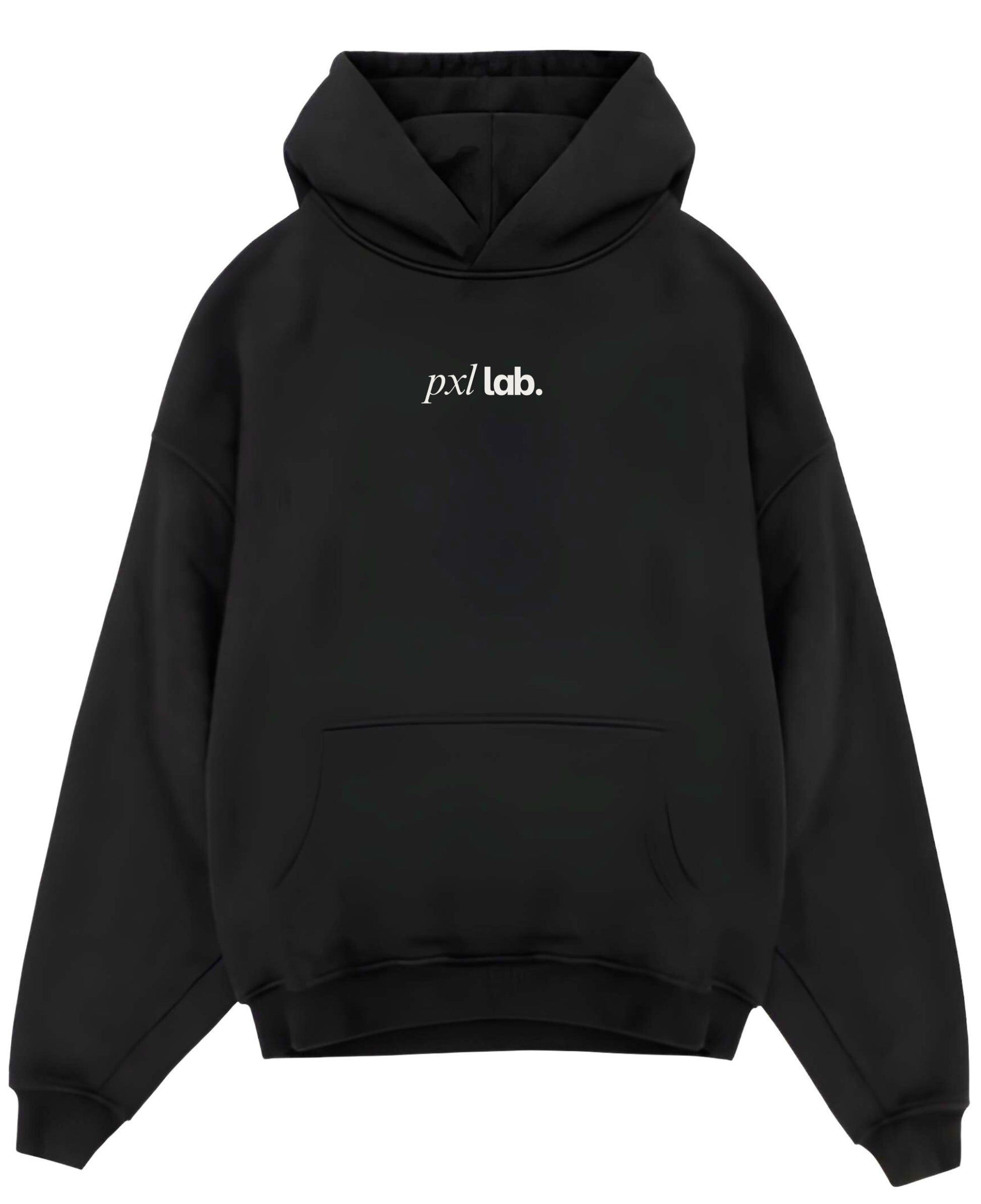Black Oversized Hoodie Front Design