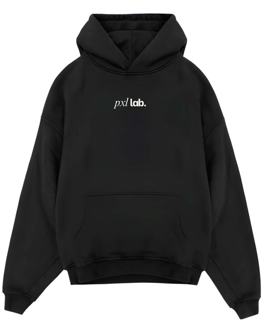 Black Oversized Hoodie Front Design