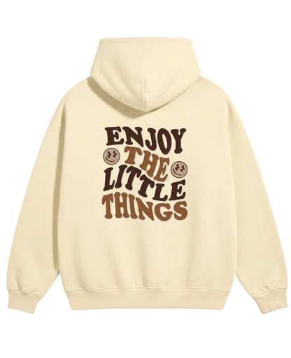 Cream Oversized Hoodie Back Design