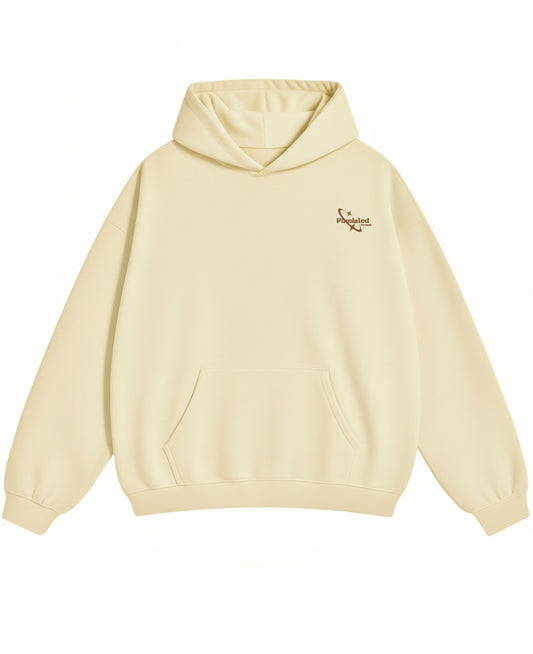 Cream Oversized Hoodie Front Design