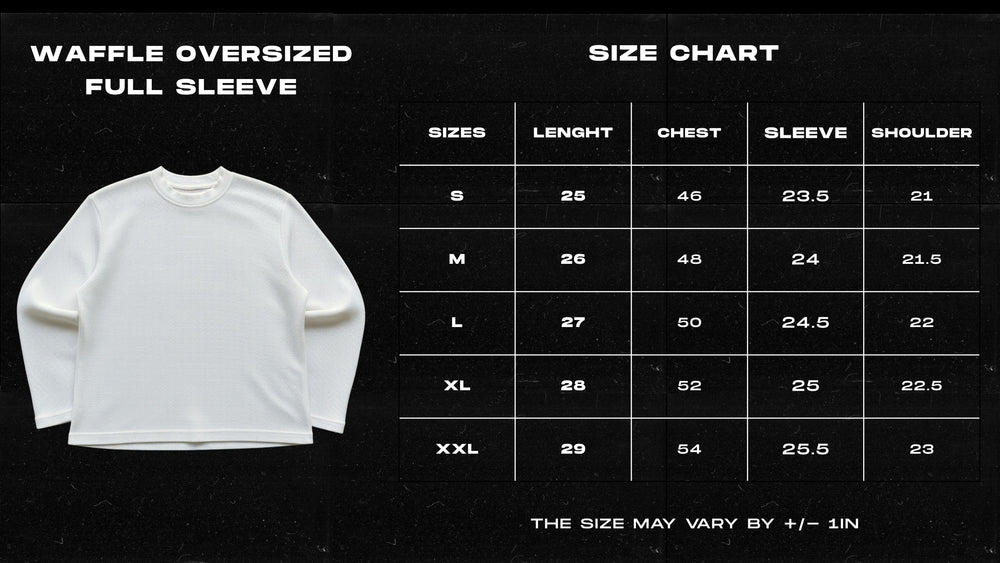 Size Chart Reference